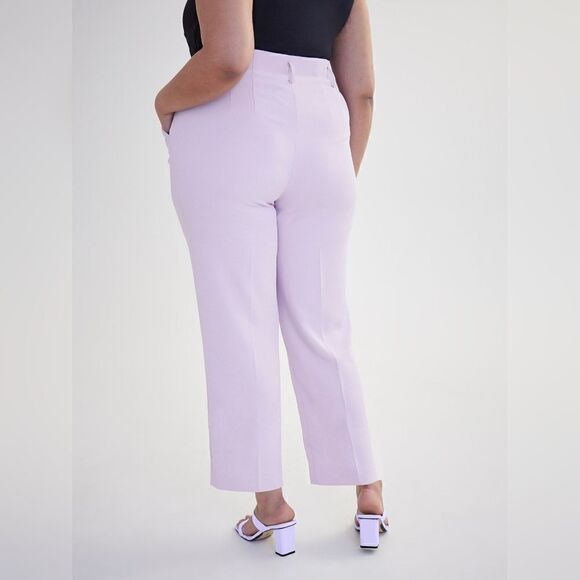 New With Tag Women's Size 16‎ Addition Elle High-Waisted Straight-Leg Pants - Picture 3 of 12